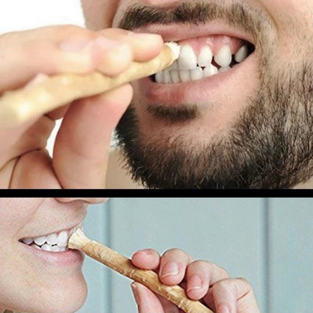 Teeth Whitening Natural - Miswak Siwak Natural Tree Twig Toothbrush
