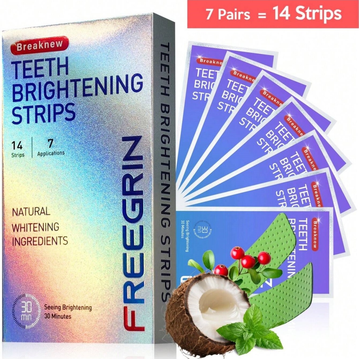 Teeth Whitening Gel Refills - Deluxe Whitening Teeth Stickers 7/14/21 Pairs