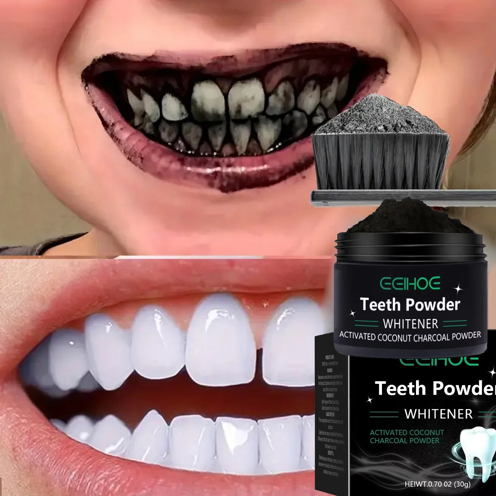 Teeth Whitening Street - Teeth Brightening Whitening Powder Deep Cleaning