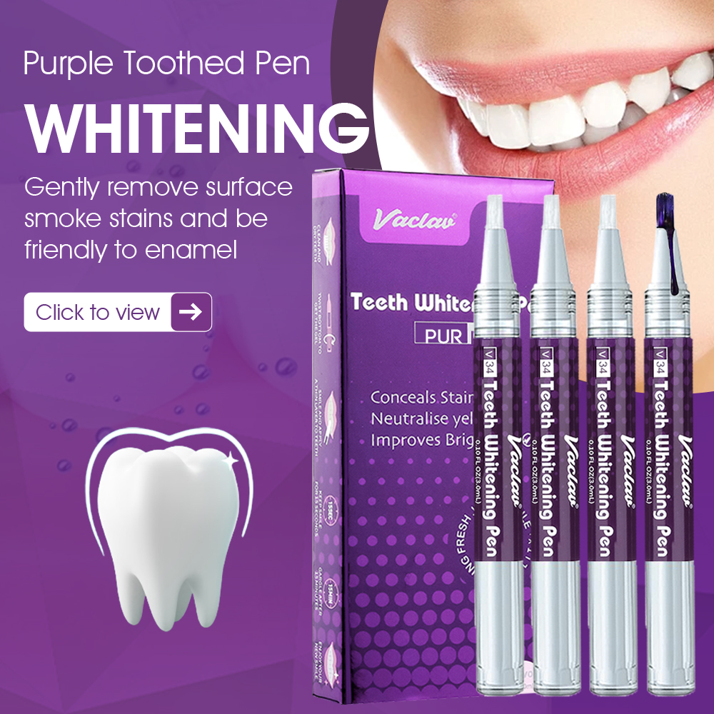 Teeth Whitening Vape - Vaclav V34 Purple teeth whitening gel