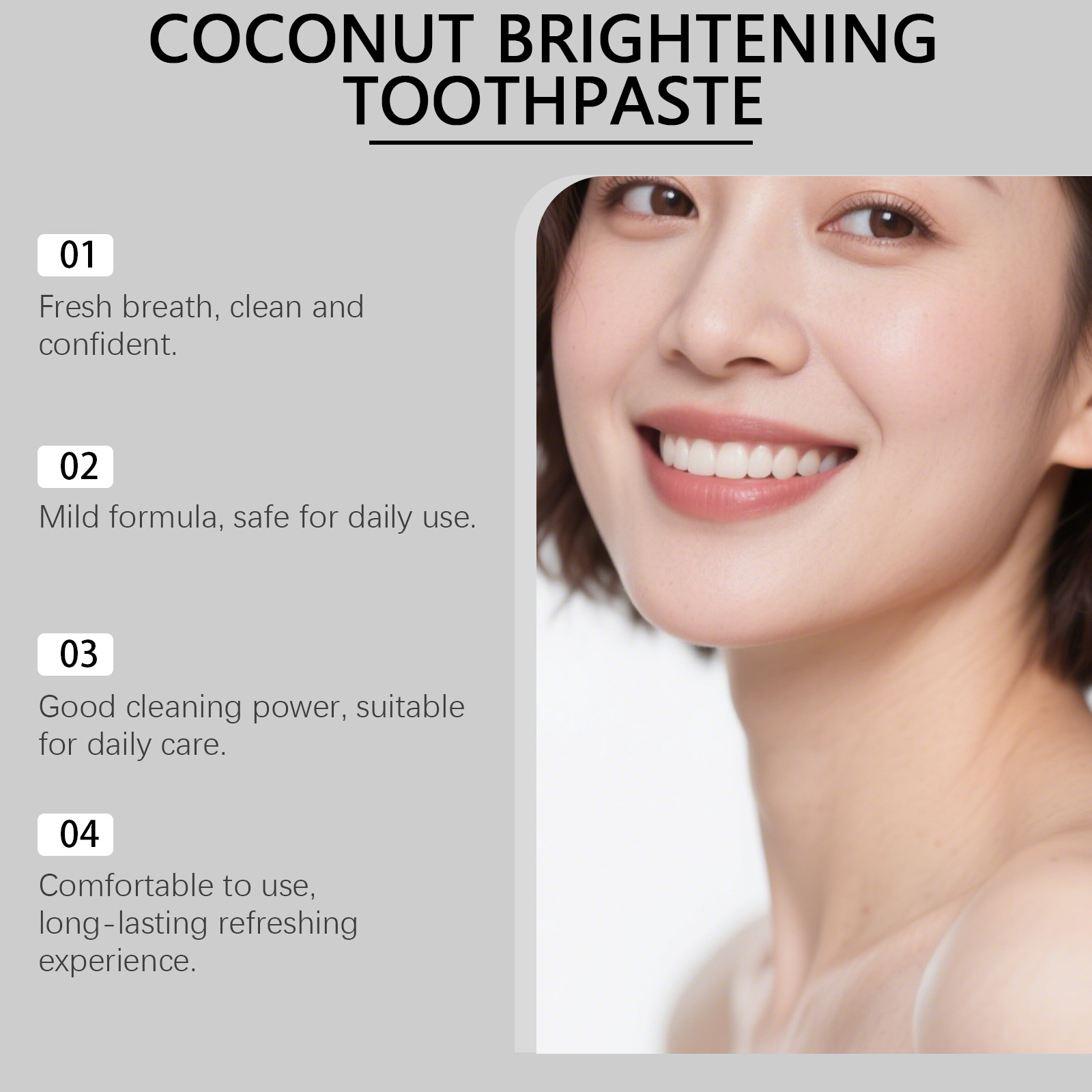 Oralhoe Coconut Toothpaste wit - Teeth Whitening Natural 리뷰 및 가격