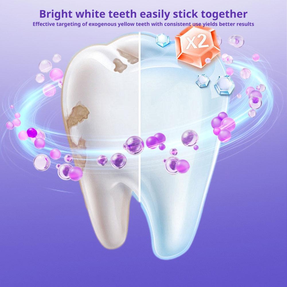 42Pairs V34 Purple Teeth White - Teeth Whitening Strips Crest 리뷰 및 가격