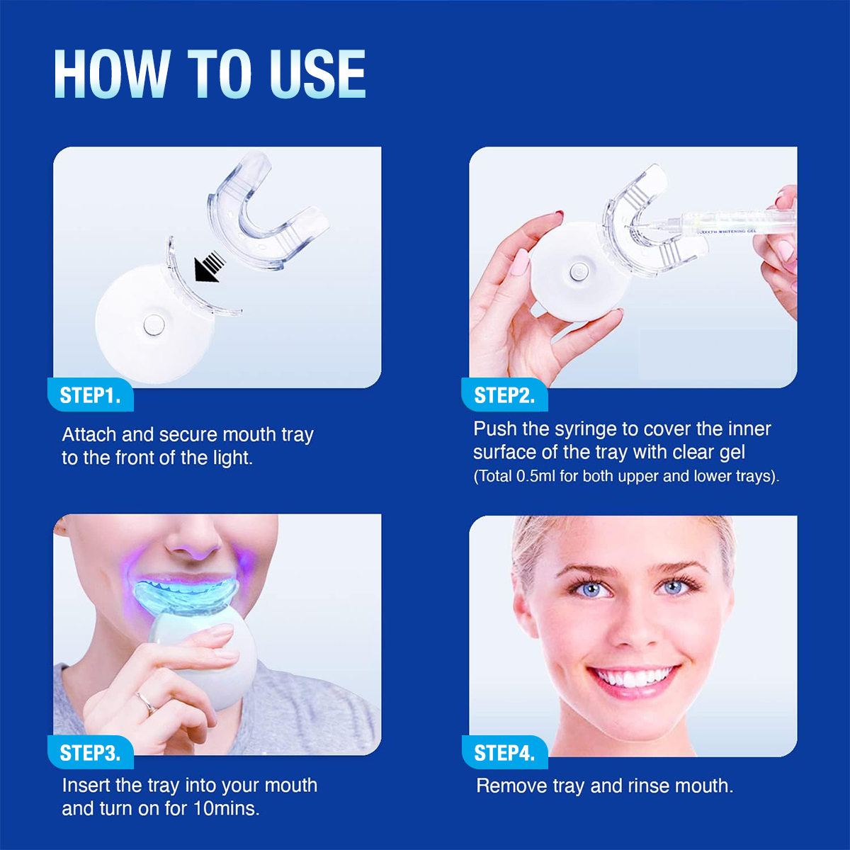 Teeth Whitening Kit - 5X LED L - Teeth Whitening Vape 리뷰 및 가격