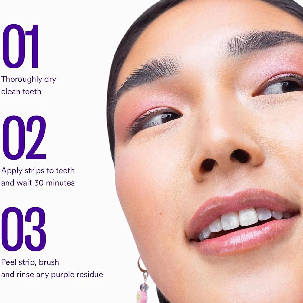 Purple Teeth Whitening Strips  - Teeth Whitening Strips Crest 리뷰 및 가격