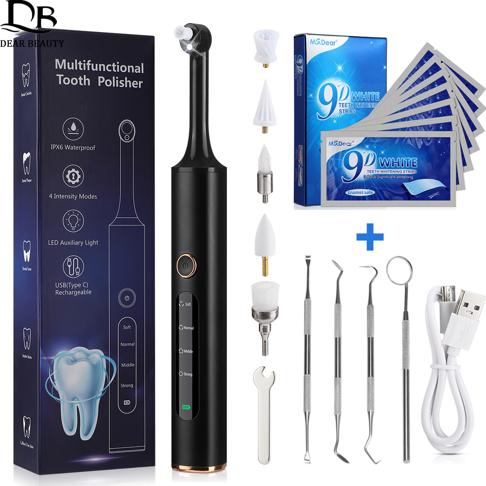 4 Modes Electric Tooth Polishe - Teeth Whitening Strips Crest 리뷰 및 가격