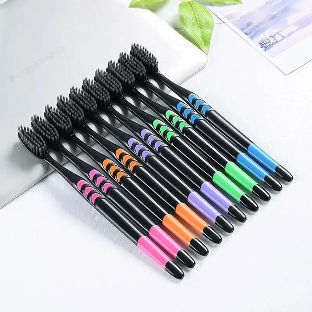 10PCS Toothbrush Natural Bambo - Teeth Whitening Naturally 리뷰 및 가격