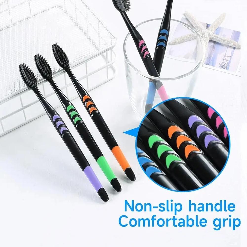 10PCS Toothbrush Natural Bambo - Teeth Whitening Naturally 리뷰 및 가격
