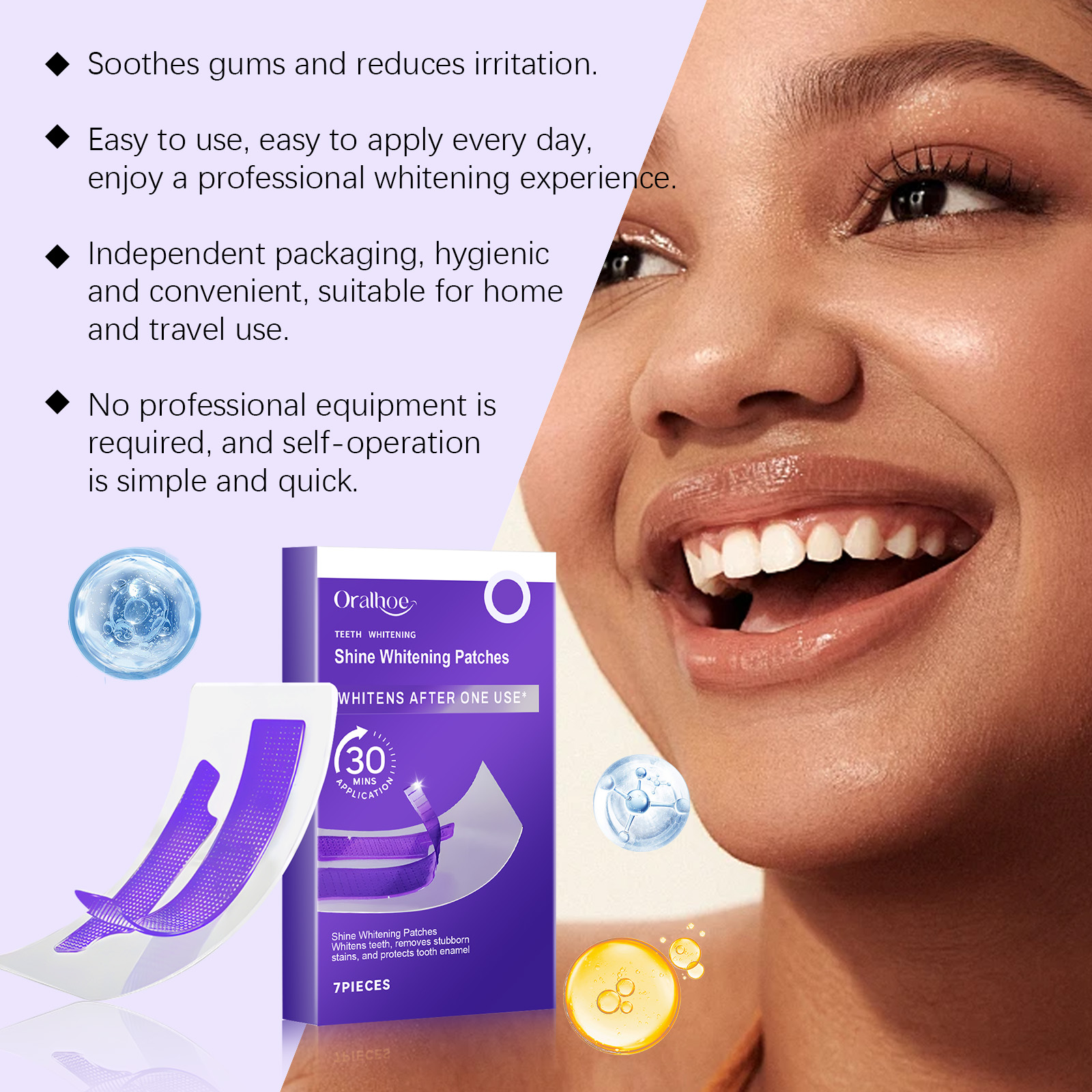 Purple Teeth Whitening Strips  - Teeth Whitening Strips Crest 리뷰 및 가격