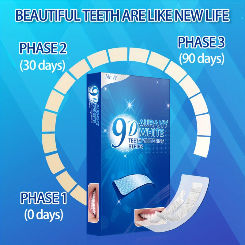 21 Pairs of 9D Aurany White Te - Teeth Whitening Gel Refills 리뷰 및 가격