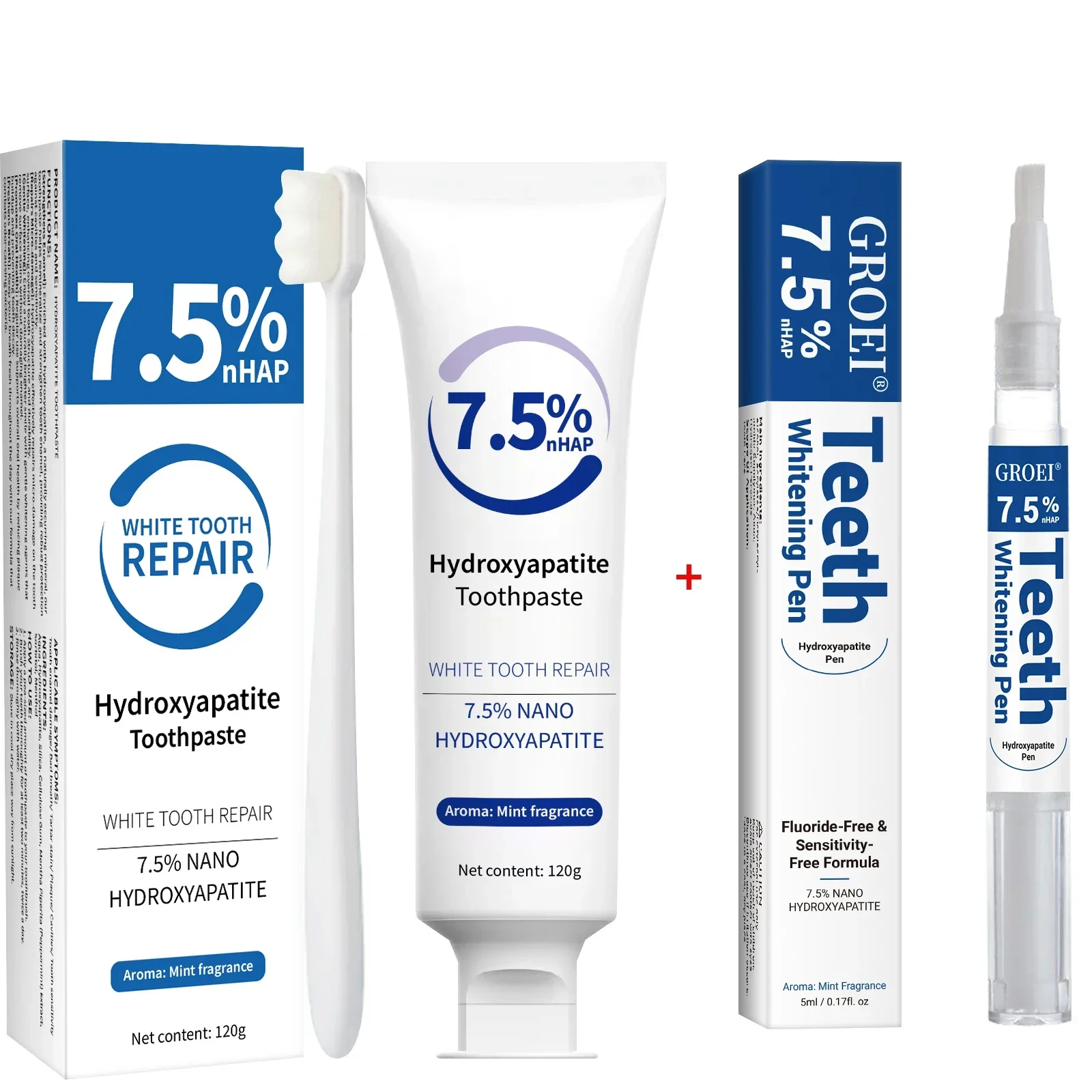 Toothpaste & Whitening Pen Kit - Teeth Whitening Natural 리뷰 및 가격