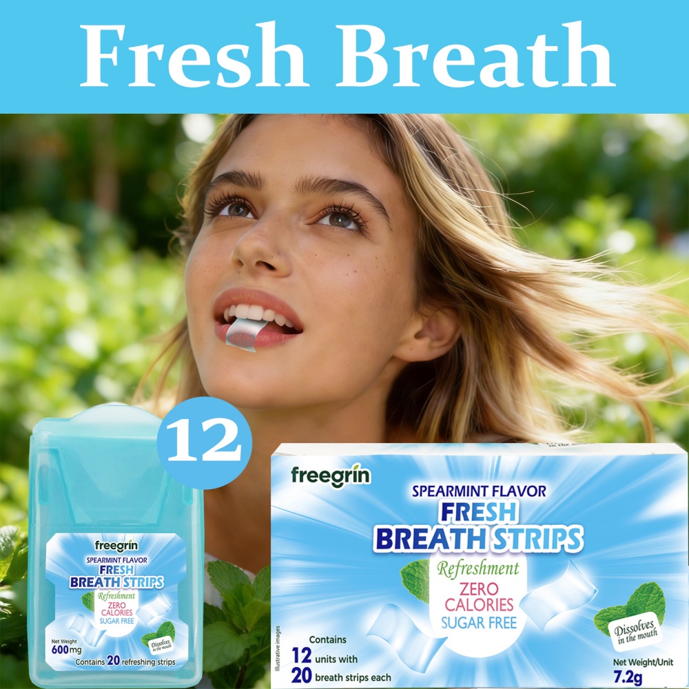 FREEGRIN Spearmint Flavored Fr - Teeth Whitening Street 리뷰 및 가격