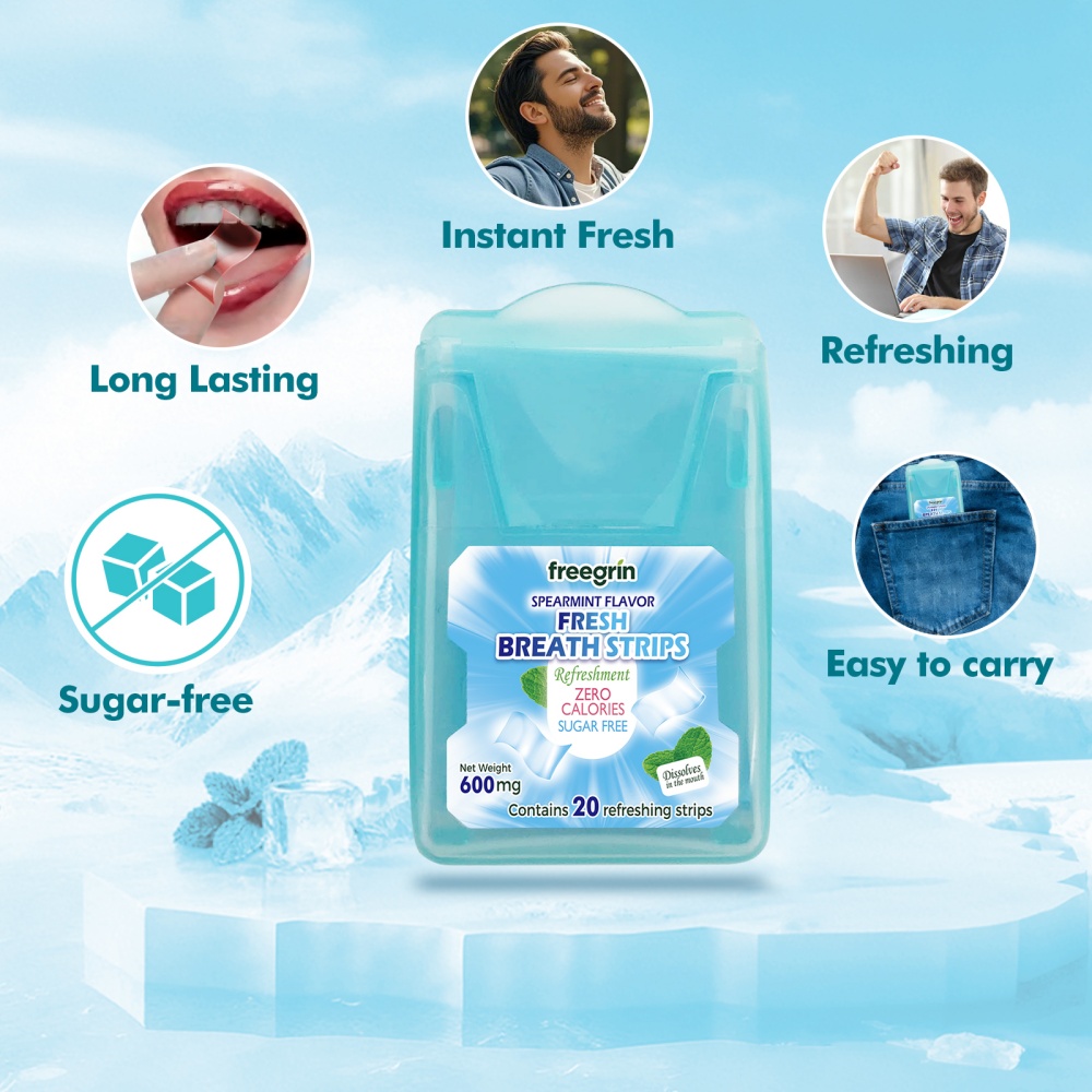 FREEGRIN Spearmint Flavored Fr - Teeth Whitening Street 리뷰 및 가격