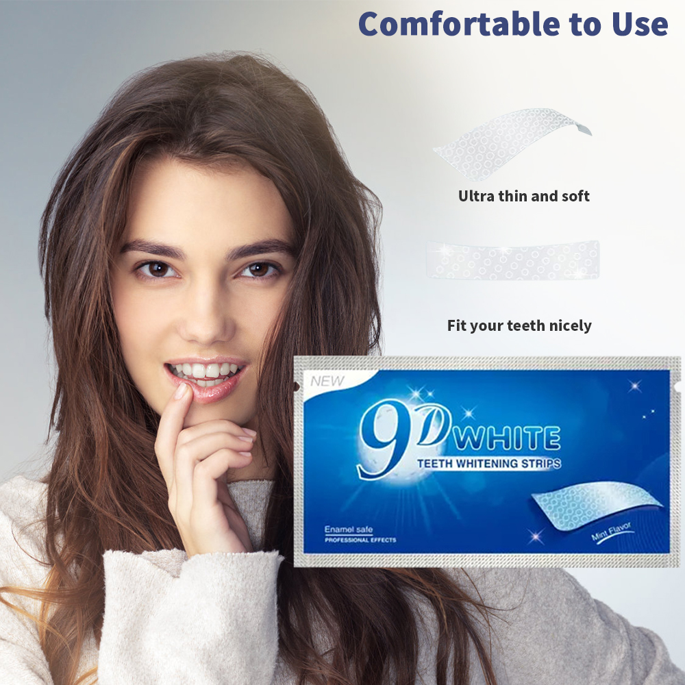 9D White Peroxide-Free Teeth W - Teeth Whitening Strips Crest 리뷰 및 가격