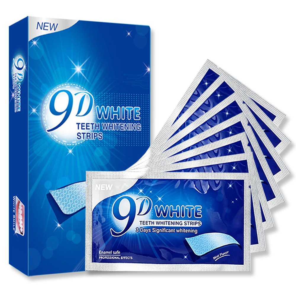 9D White Teeth Whitening Strip - Teeth Whitening Street 리뷰 및 가격
