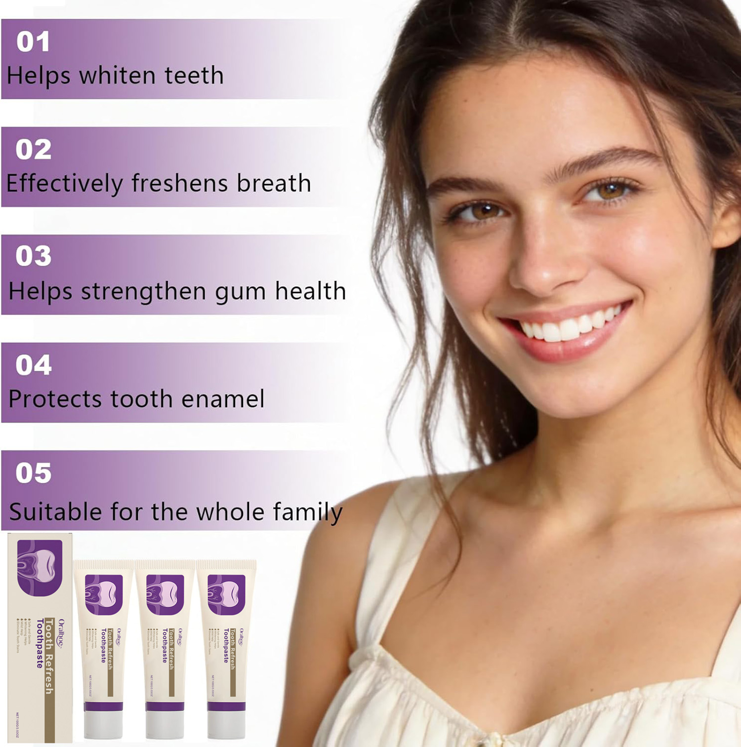 Tooth Refresh Whitening Minty  - Teeth Whitening Natural 리뷰 및 가격