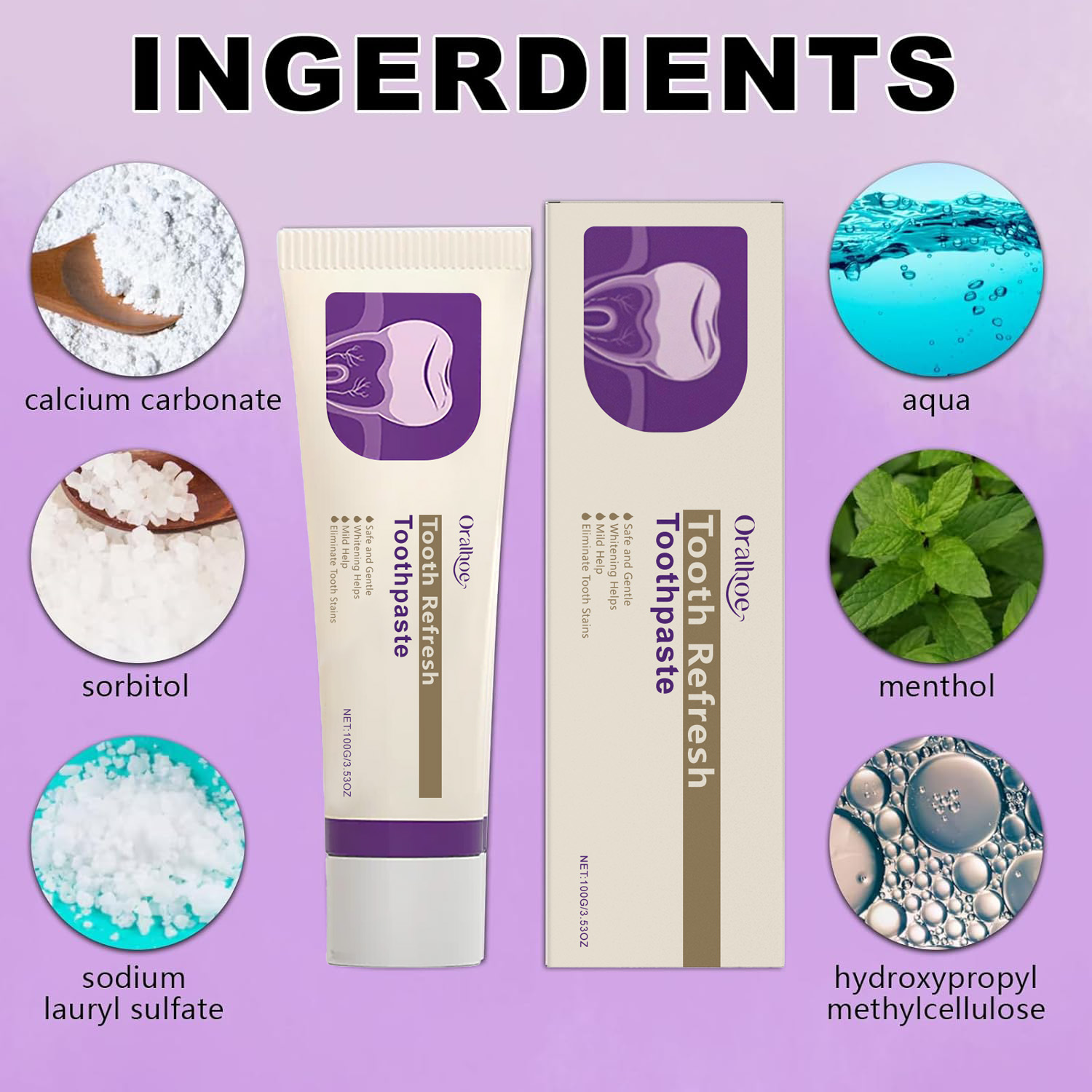 Tooth Refresh Whitening Minty  - Teeth Whitening Natural 리뷰 및 가격
