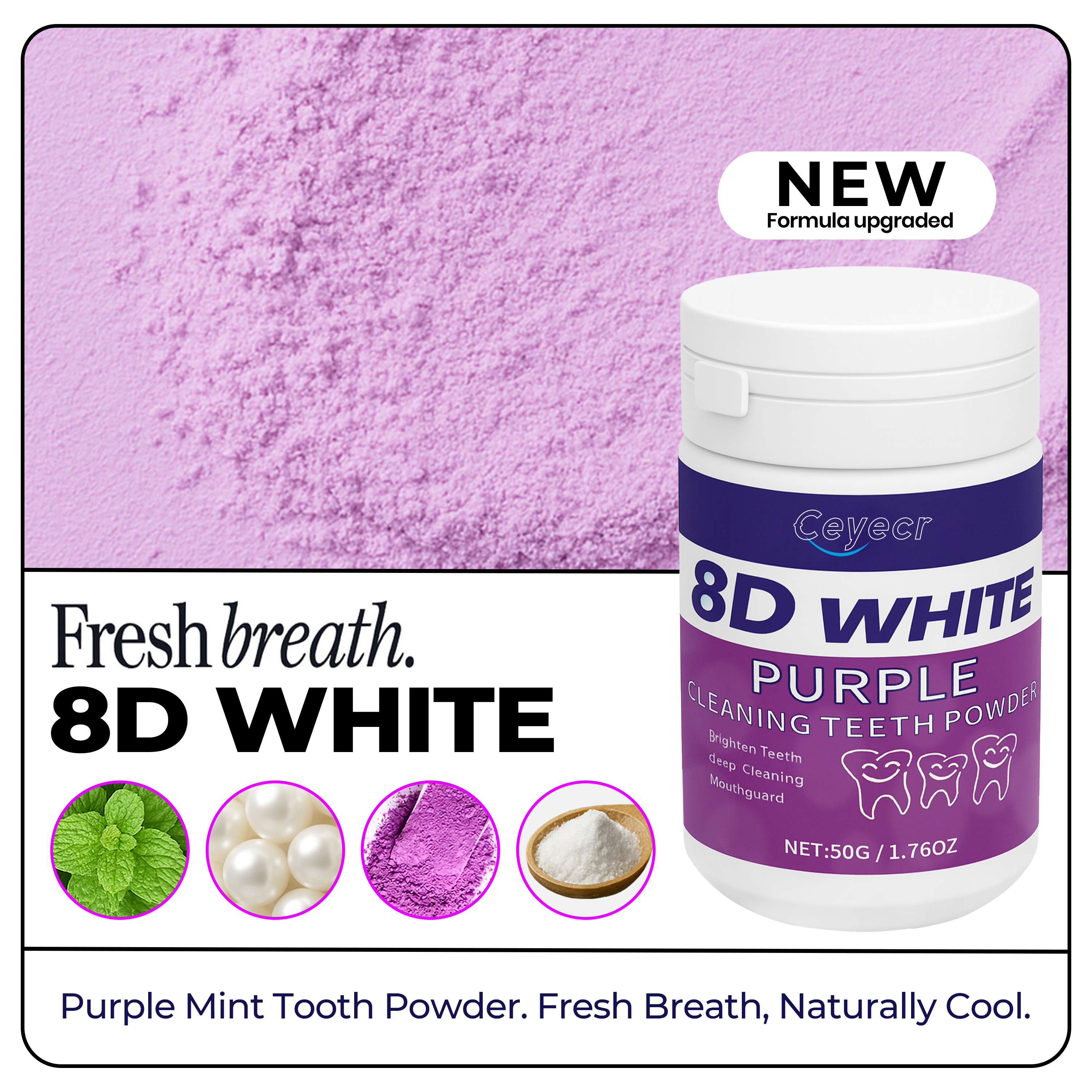 8D white Teeth Whitening Powde - Teeth Whitening Street 리뷰 및 가격