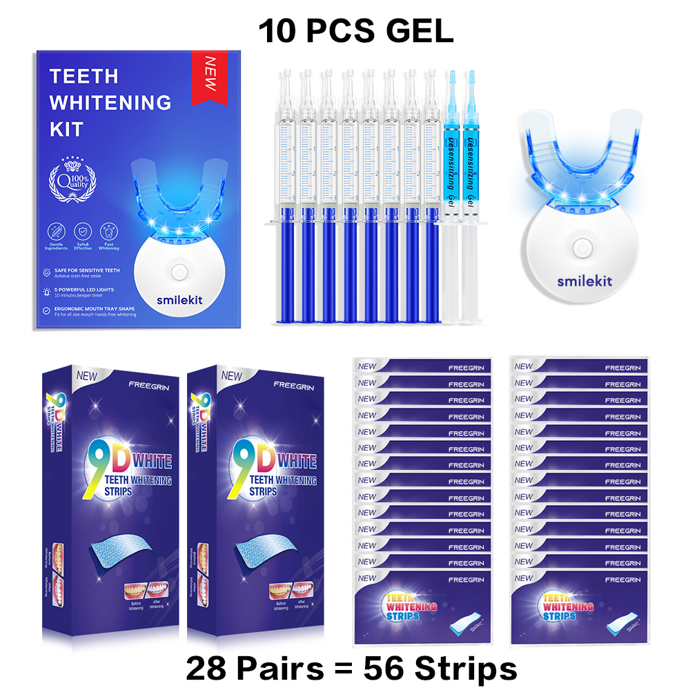 Teeth Whitening Kit - 5X LED L - Teeth Whitening Gel Refills 리뷰 및 가격