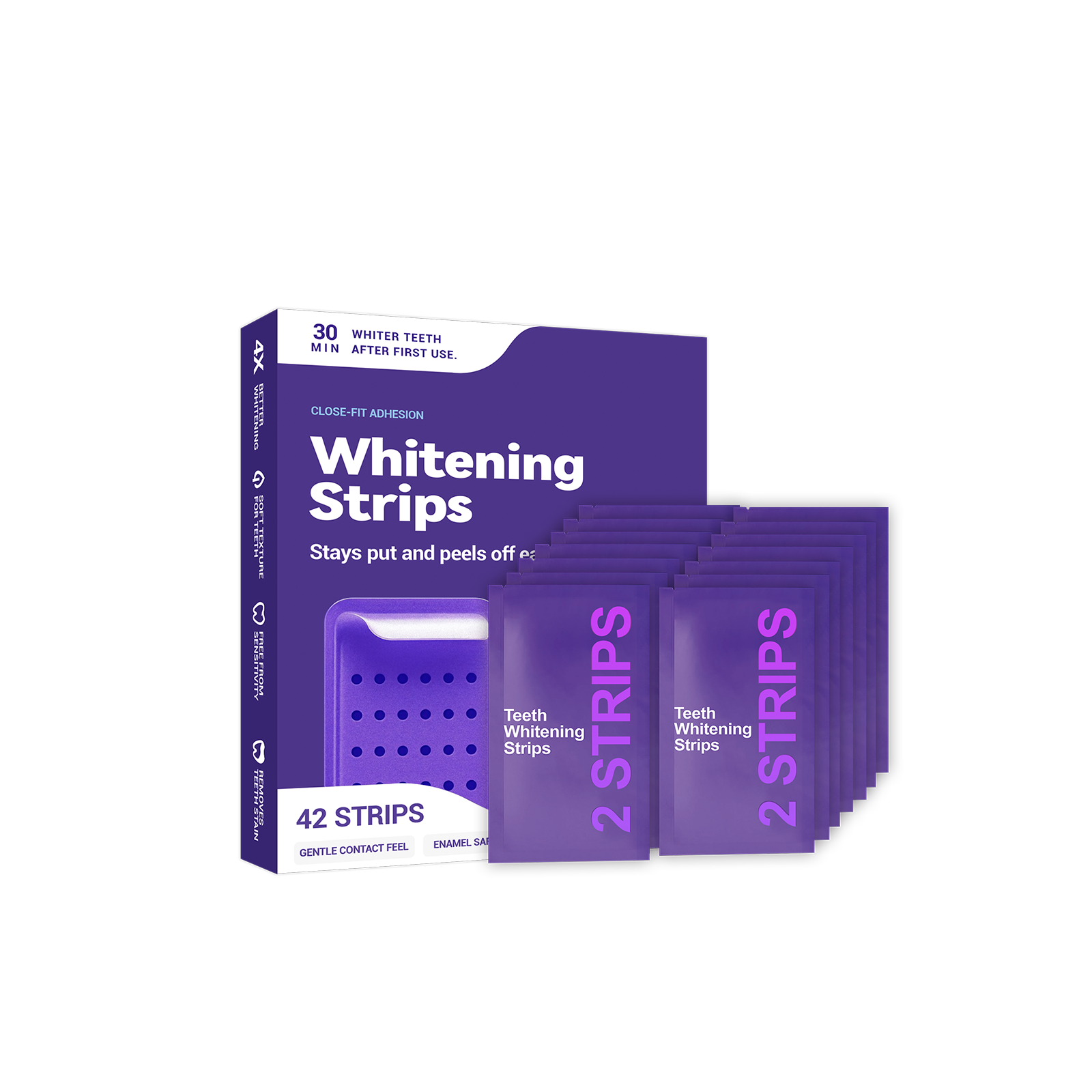 Purple Teeth Whitening Strips  - Teeth Whitening Strips Crest 리뷰 및 가격