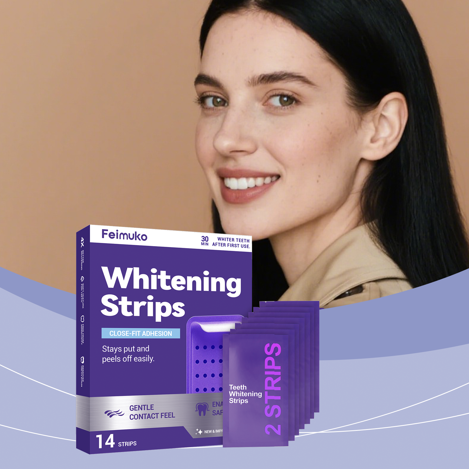 Purple Teeth Whitening Strips  - Teeth Whitening Strips Crest 리뷰 및 가격