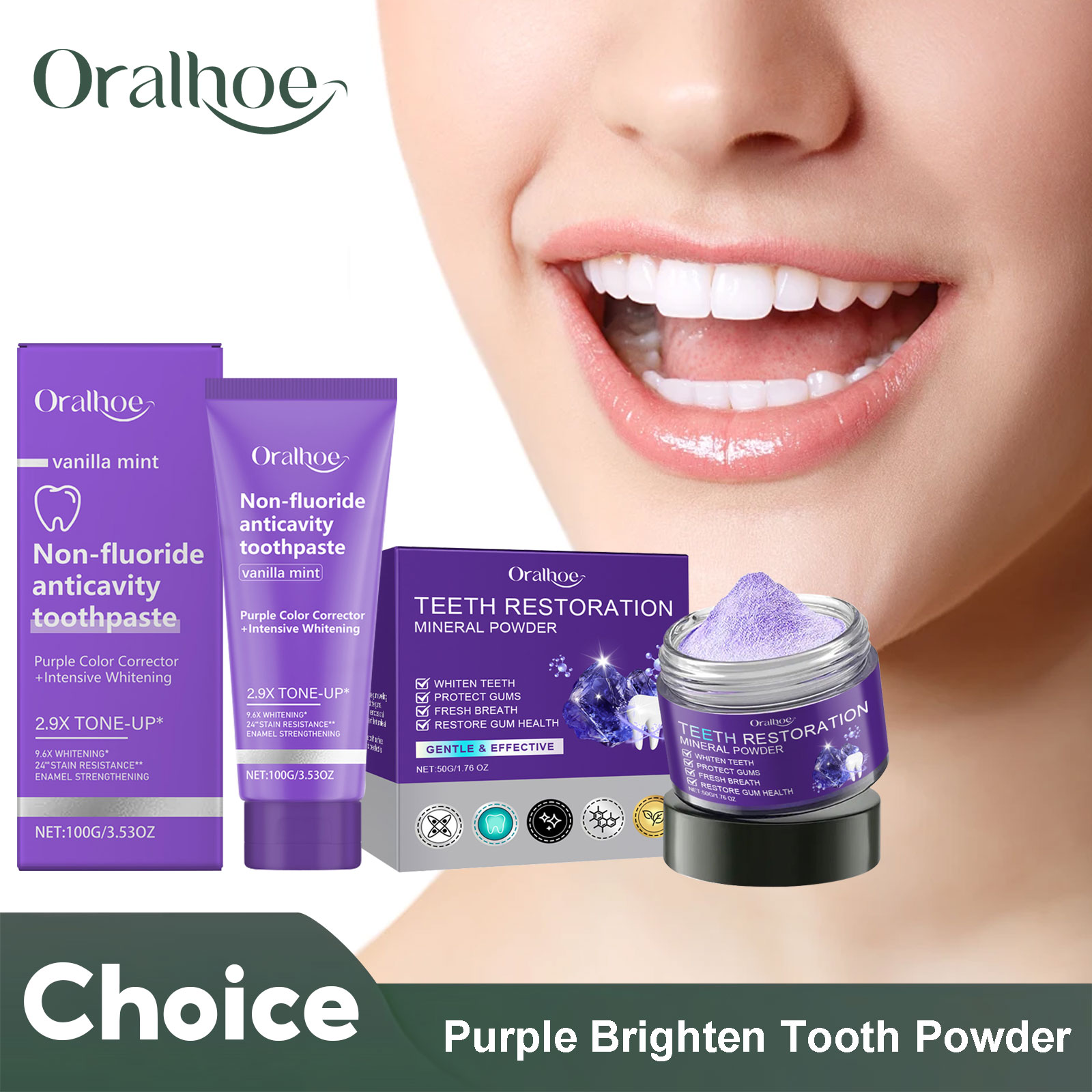 Teeth Restoration Mineral Powd - Teeth Whitening Natural 리뷰 및 가격