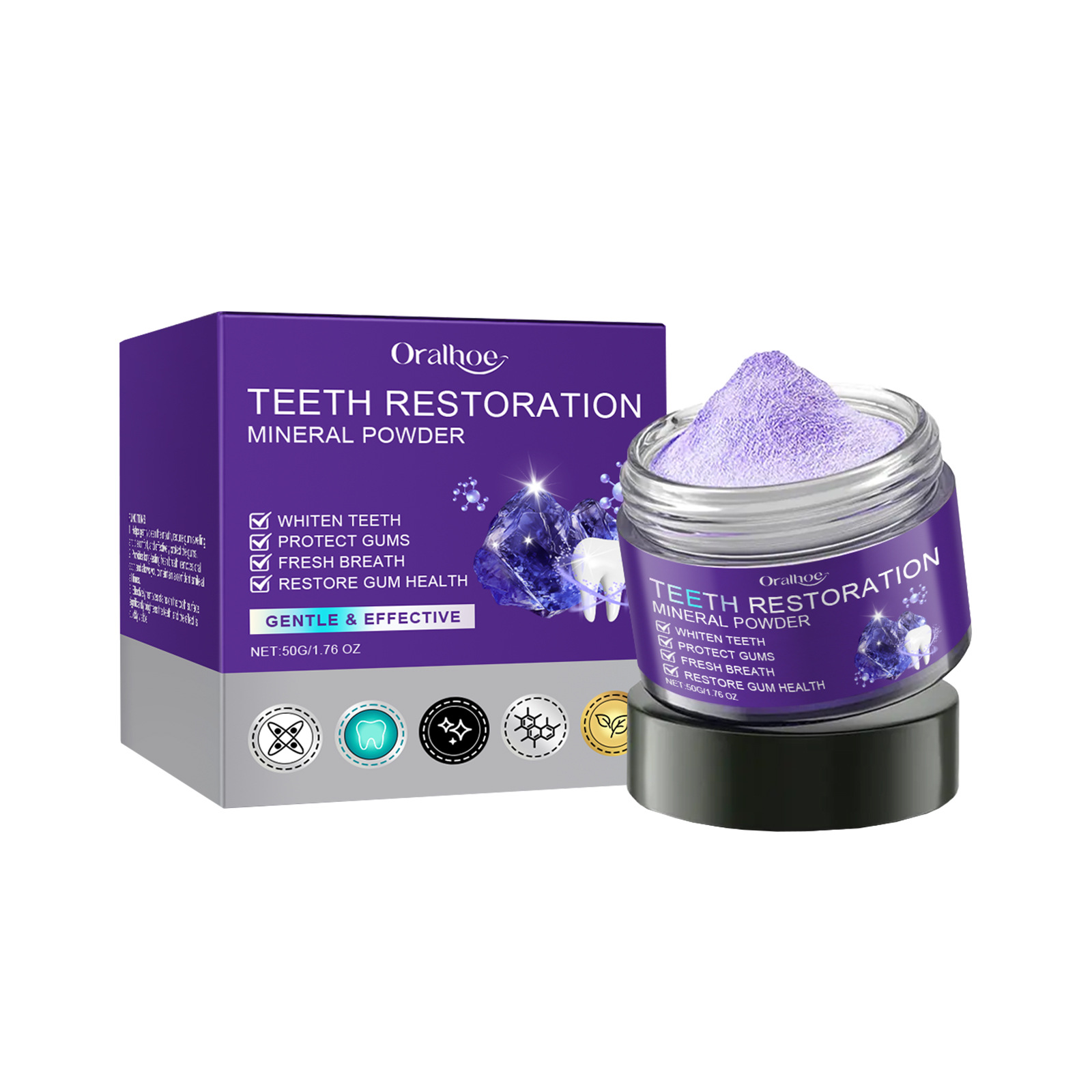 Teeth Restoration Mineral Powd - Teeth Whitening Natural 리뷰 및 가격