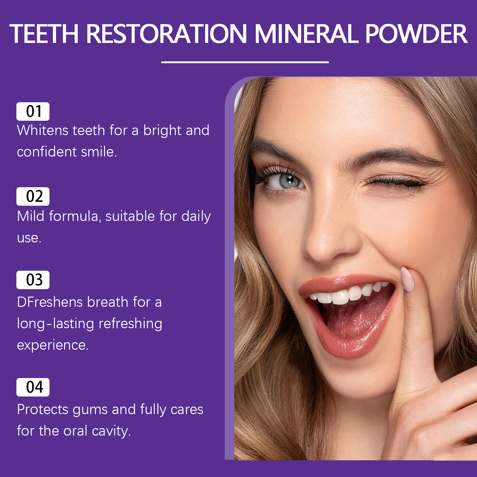 Teeth Restoration Mineral Powd - Teeth Whitening Natural 리뷰 및 가격