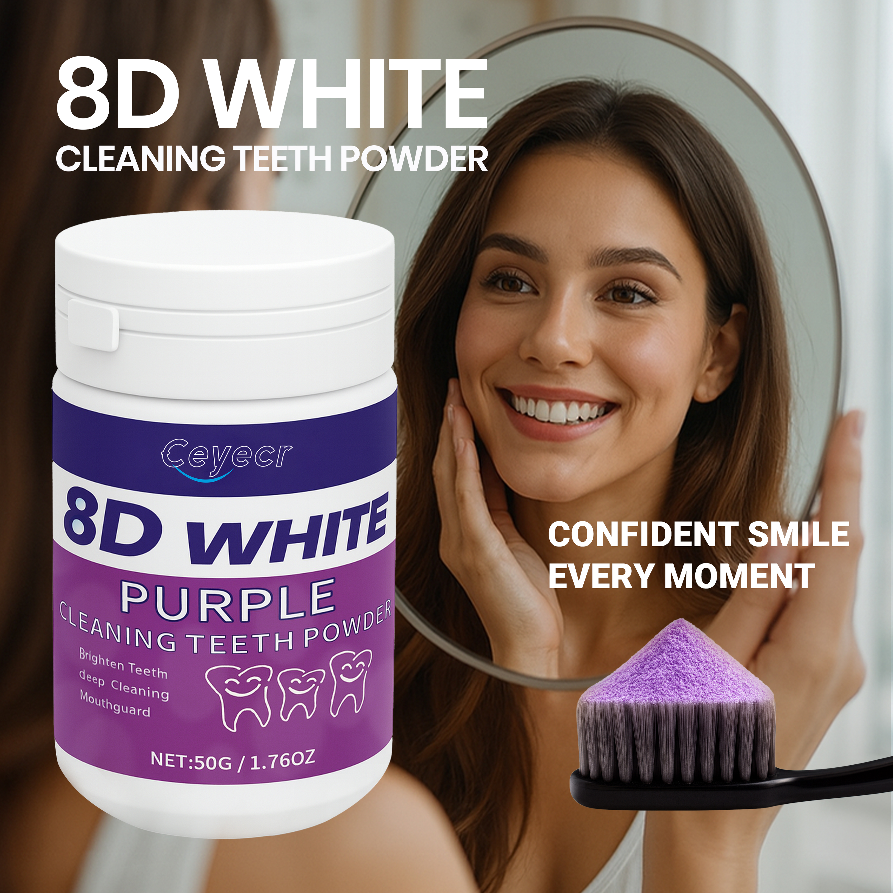 8D white Teeth Whitening Powde - Teeth Whitening Street 리뷰 및 가격