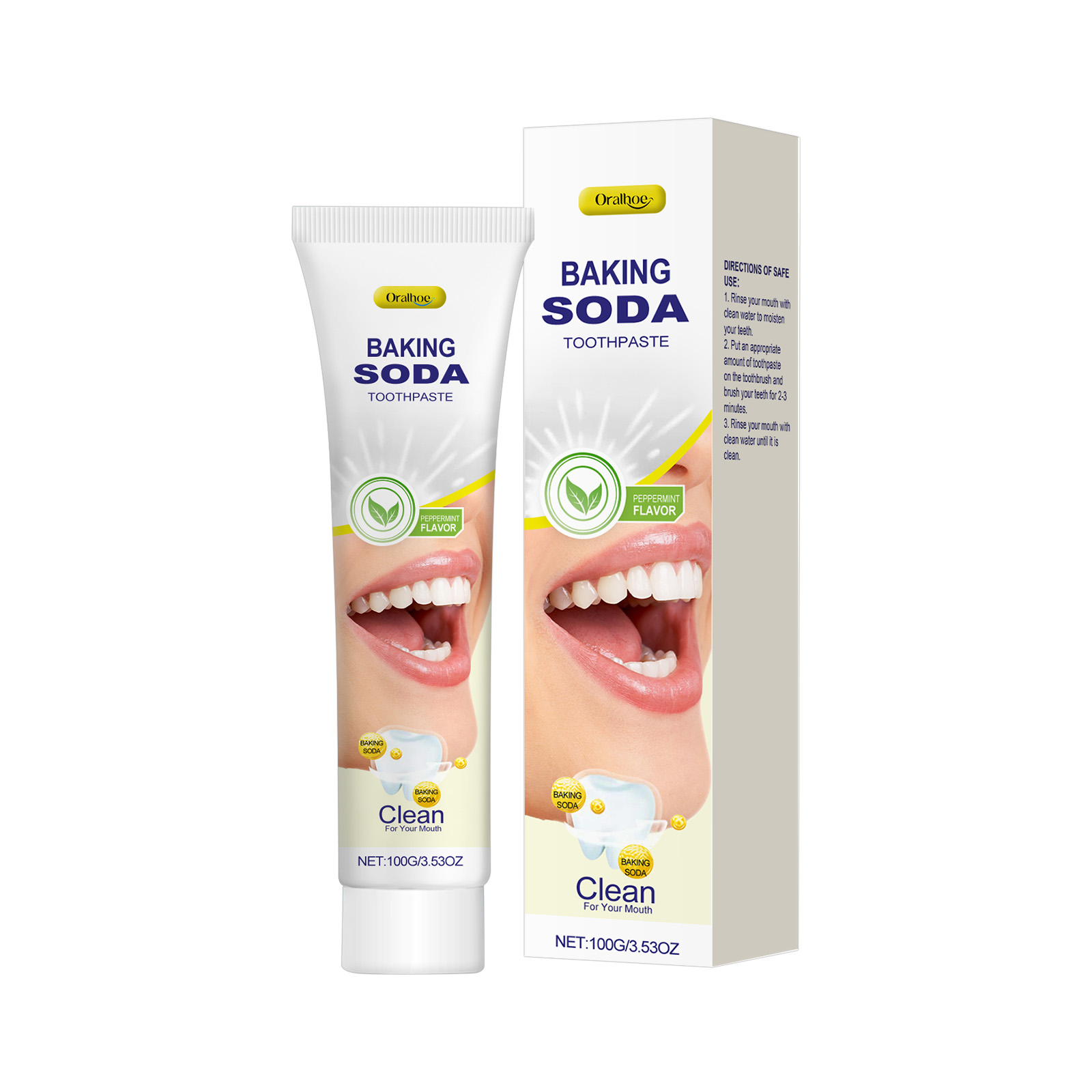 Baking Soda Toothpaste Deep Cl - Teeth Whitening Natural 리뷰 및 가격