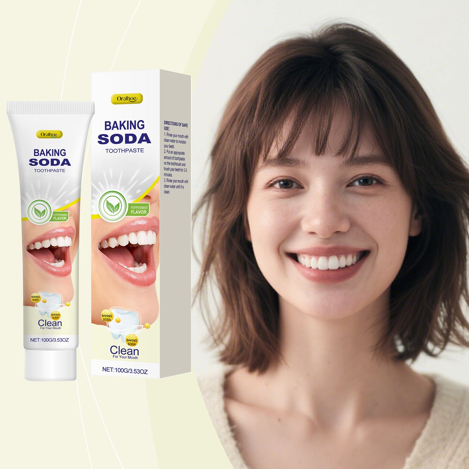 Baking Soda Toothpaste Deep Cl - Teeth Whitening Natural 리뷰 및 가격