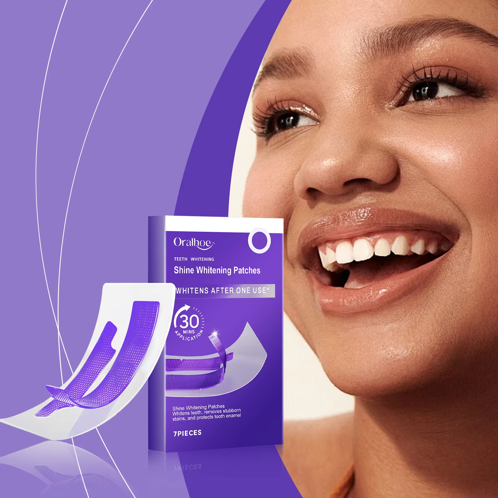 Purple Teeth Whitening Strips  - Teeth Whitening Strips Crest 리뷰 및 가격