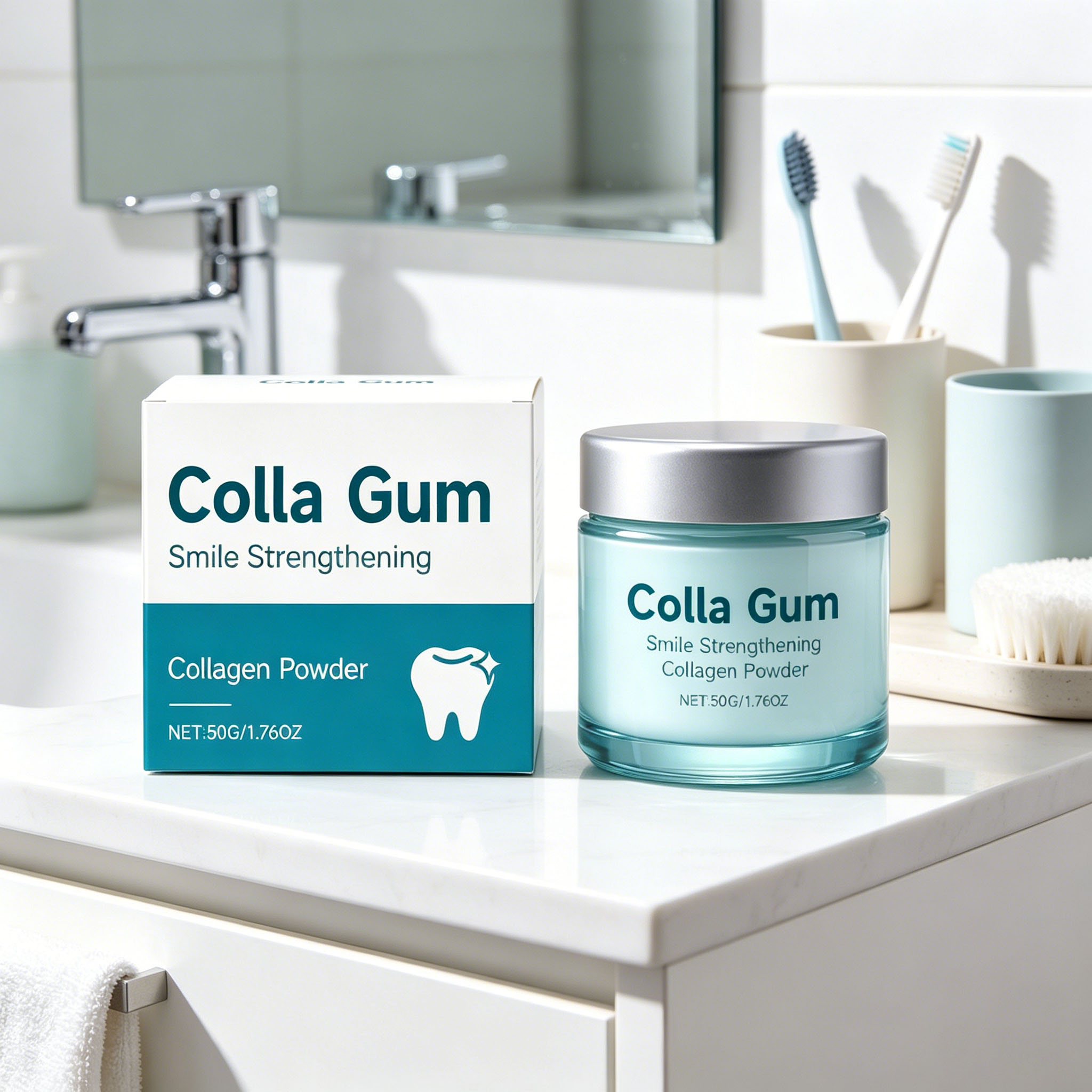 Collagen Whitening Tooth Powde - Teeth Whitening Flash 리뷰 및 가격