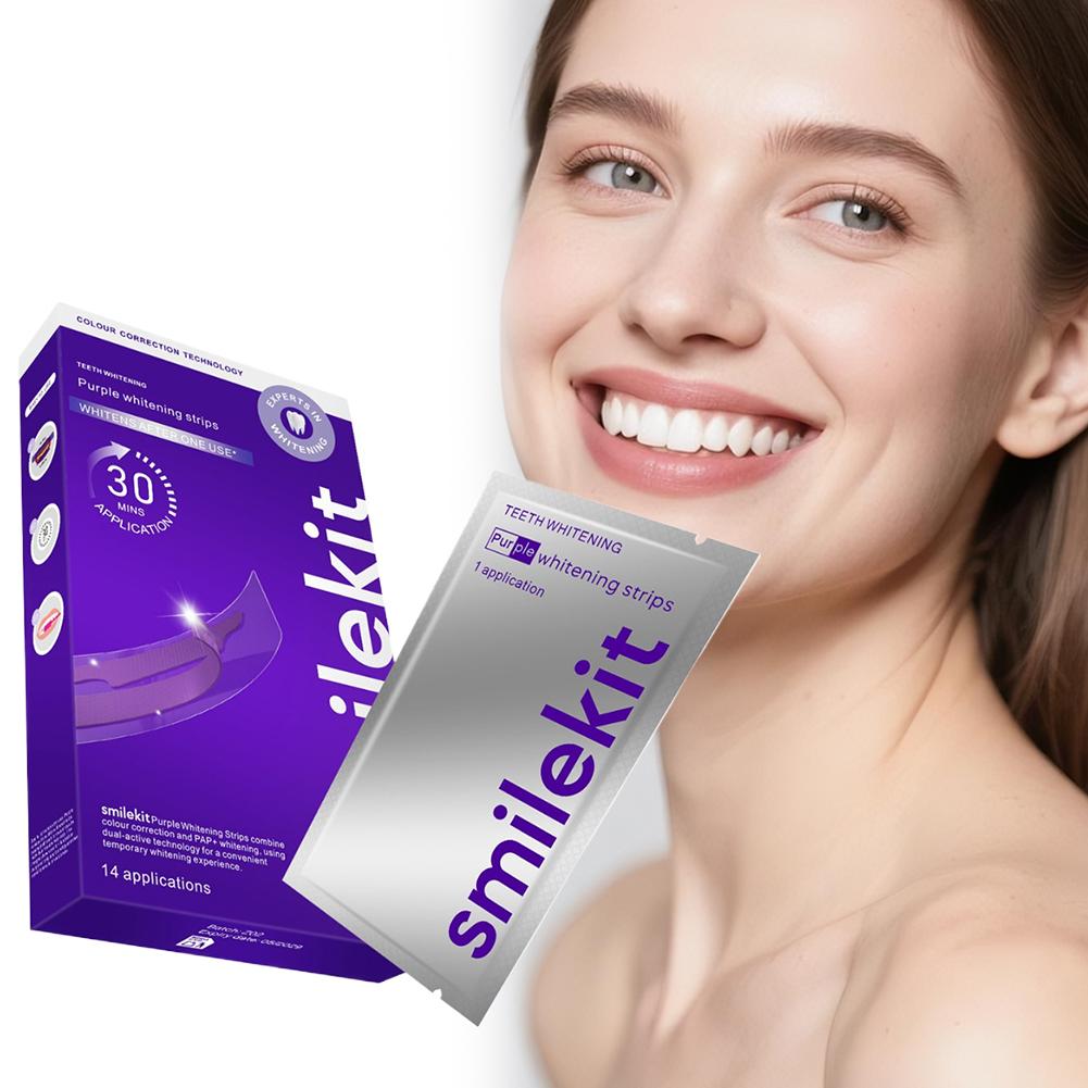 42Pairs Purple Teeth Whitening - Teeth Whitening Strips Crest 리뷰 및 가격