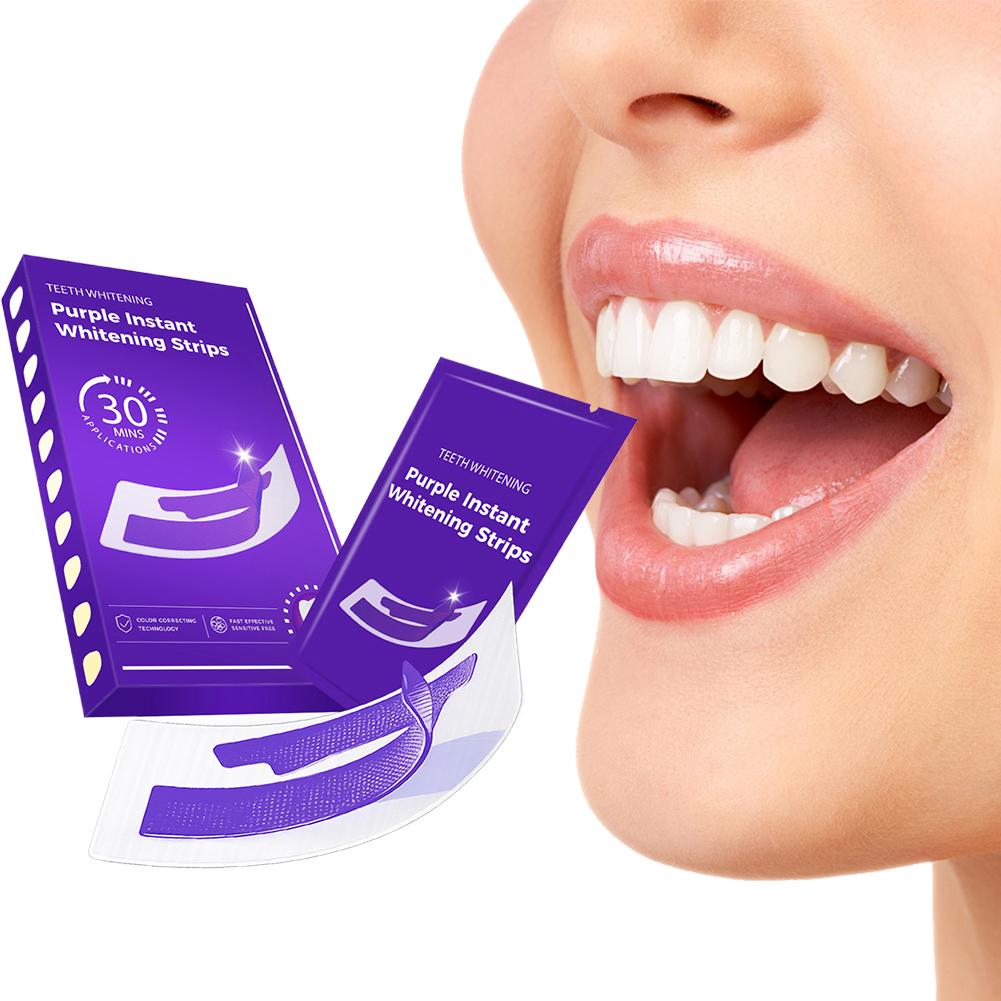 42Pairs Purple Teeth Whitening - Teeth Whitening Strips Crest 리뷰 및 가격