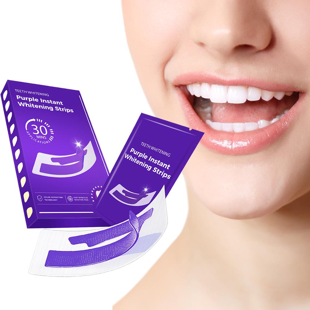 42Pairs Purple Teeth Whitening - Teeth Whitening Strips Crest 리뷰 및 가격