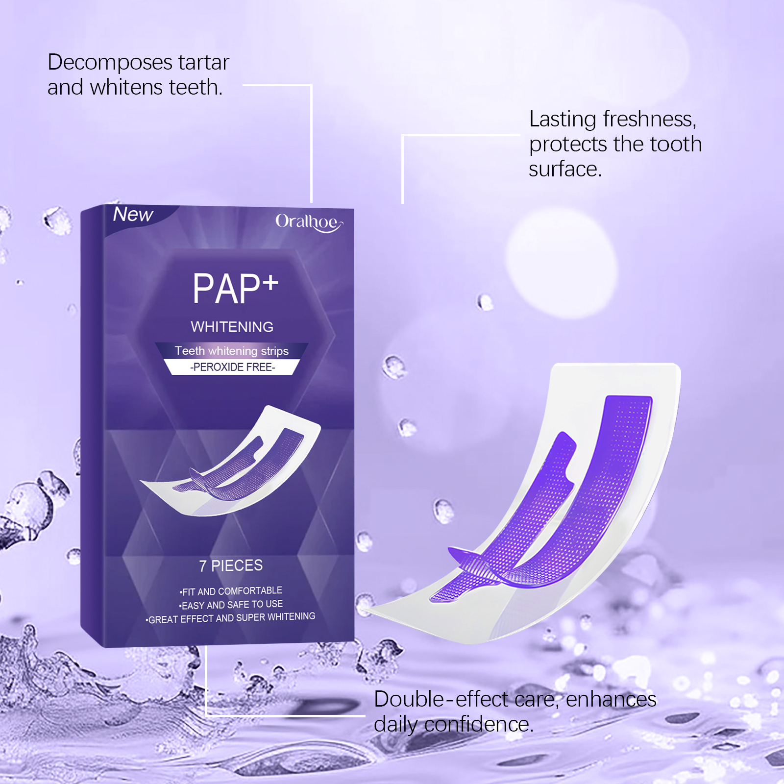 Purple Teeth Whitening Strips  - Teeth Whitening Strips Crest 리뷰 및 가격