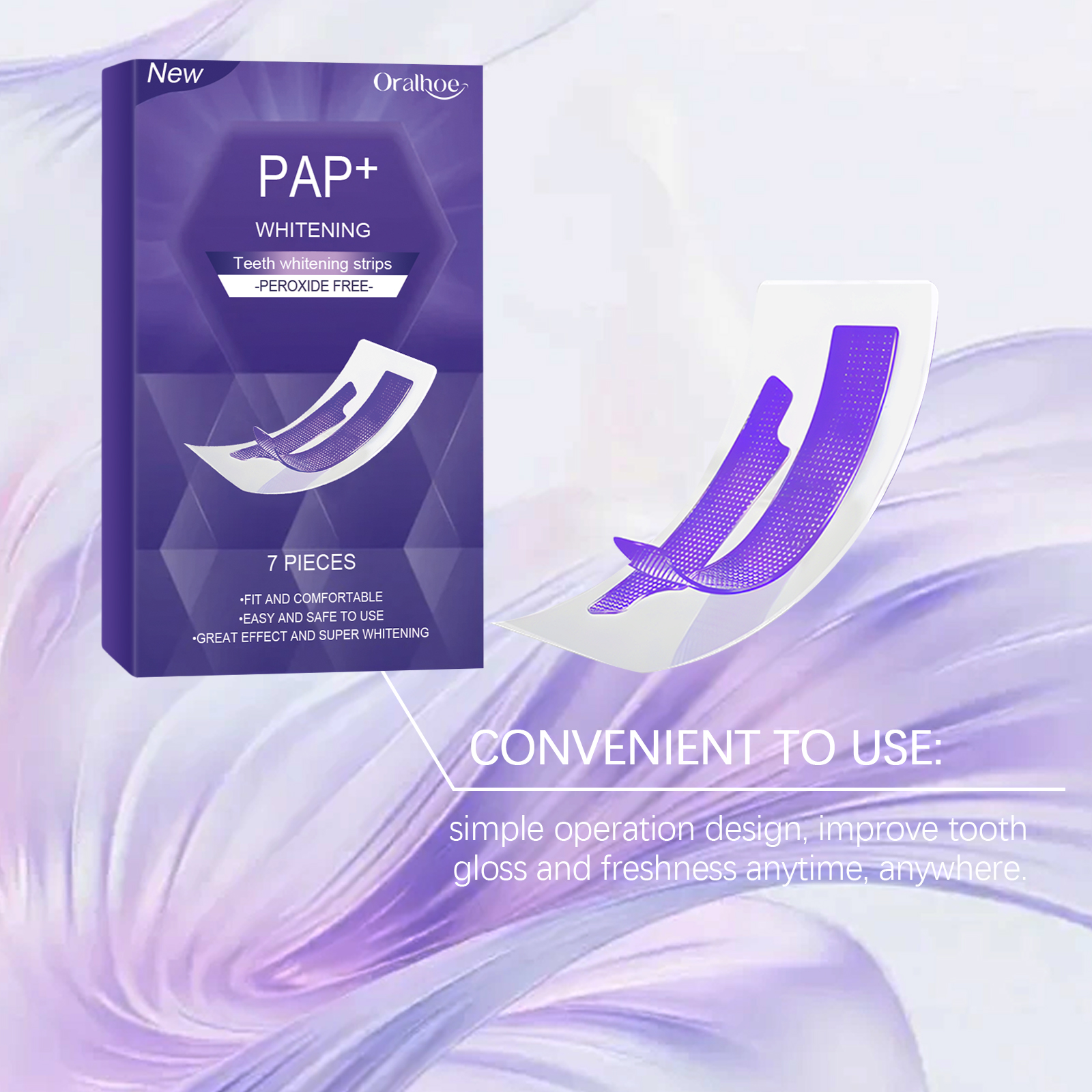 Purple Teeth Whitening Strips  - Teeth Whitening Strips Crest 리뷰 및 가격