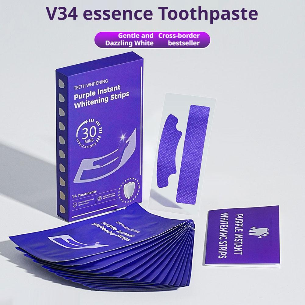 V34 Teeth Whitening Strips - E - Teeth Whitening Street 리뷰 및 가격