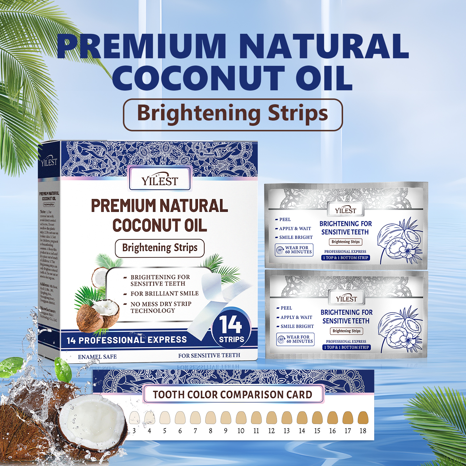 Teeth Whitening Strips 14pcs C - Teeth Whitening Strips Crest 리뷰 및 가격
