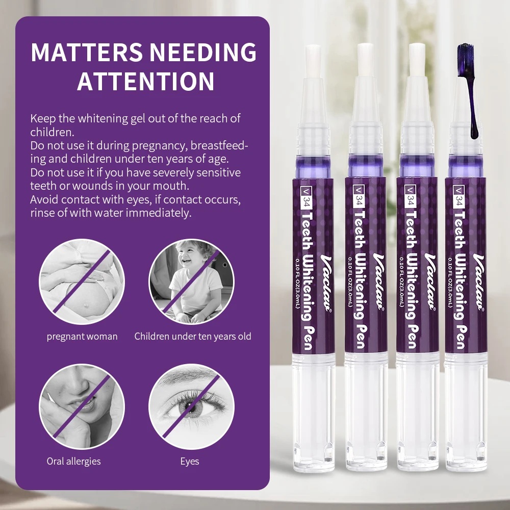Vaclav V34 Purple teeth whiten - Teeth Whitening Vape 리뷰 및 가격