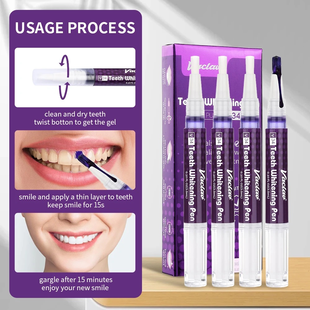 Vaclav V34 Purple teeth whiten - Teeth Whitening Vape 리뷰 및 가격