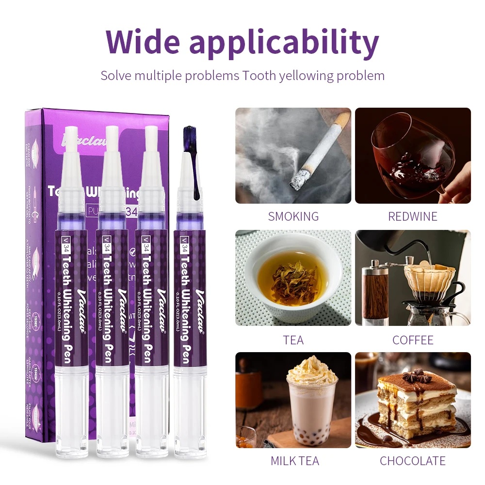Vaclav V34 Purple teeth whiten - Teeth Whitening Vape 리뷰 및 가격